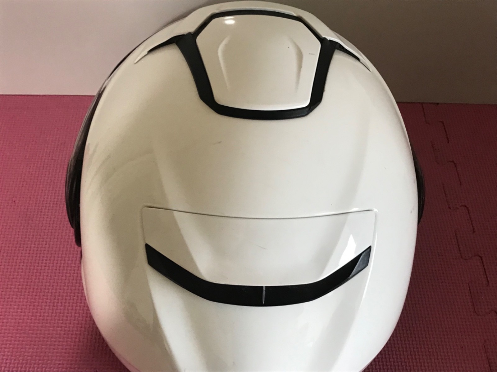 SHOEI NEOTEC LE Modular Police Motorcycle Helmet Black White Medium #14