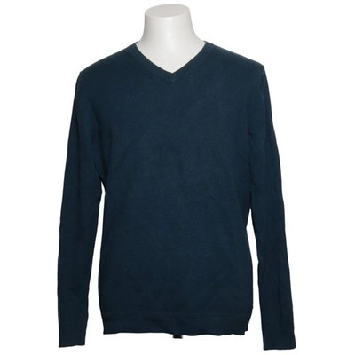 Tom Tailor, Pullover, Größe: L, model: merino blend, Blau, Baumwolle/Wolle #6LO