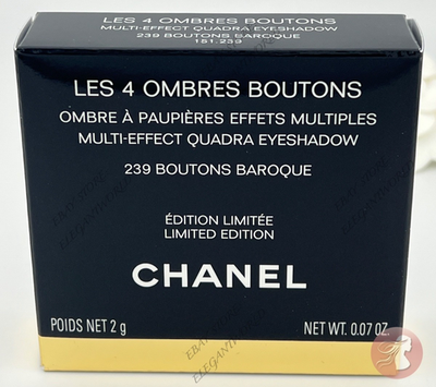 Chanel Les 4 Ombres Boutons Eyeshadow 239 BOUTONS BAROQUE Limited