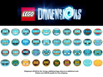 LEGO Dimensions: Game Tag / Disc - NEW (Free Shipping on orders over $20)