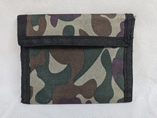Pre-Owned Camo Tactical Trifold Wallet Nylon Military Camouflage Men  s Wallet