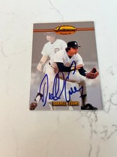 DARRELL EVANS AUTOGRAPH  1993 TED WILLIAMS CARD DETROIT TIGERS