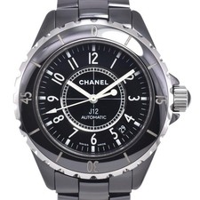 Chanel H0685 J12 Black Ceramic Automatic Men's Watch 39mm Black Dial #AOHW3179