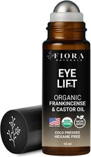 Organic Castor Oil and Frankincense Roll On 100 Pure Hexane Free Eye Oil for