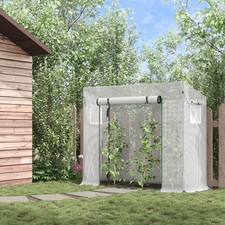 Image of 200x76x168cm Walk-in Garden Greenhouse Tomato Plant House Durable Frame
