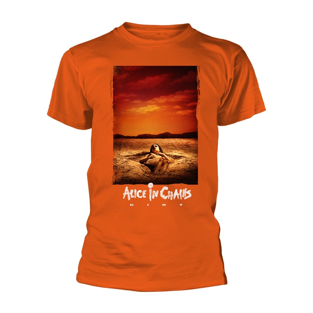 ALICE IN CHAINS - DIRT (ORANGE) ORANGE T-Shirt Medium