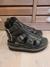 Dr. Martens Olson Sandalen Schwarz Leder 38 Neu