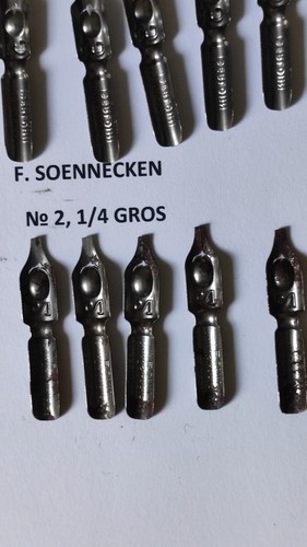 COLLECTION of 13 Different PEN NIBS 5 Pcs Each, Germany, England, Zchech., 1930s - Picture 24 of 24