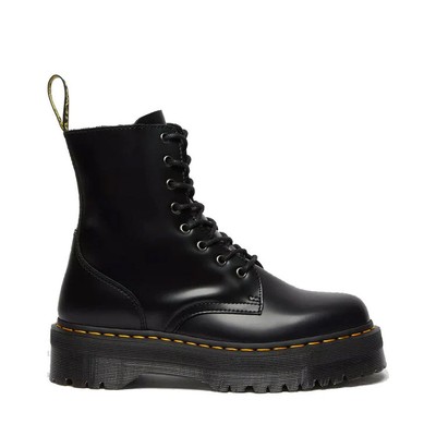 Dr. Martens Jadon, Amphibien aus glänzendem Leder - Schwarz