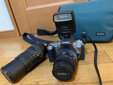 Canon EOS Kiss III L DSLR Camera Set with Sigma Lenses and Speedlite