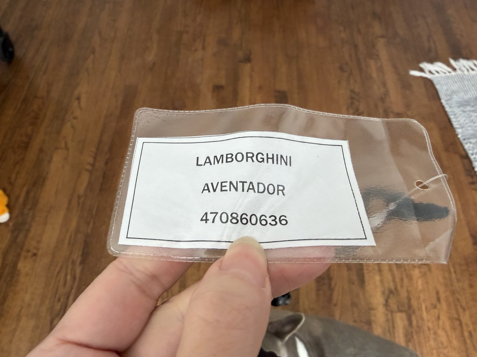 OEM Lamborghini Aventador Seat Covers (2) and protective Bag
