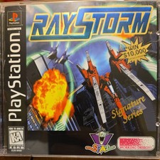 RayStorm PlayStation 1 PS1 Complete In Box CIB Rare Video Game