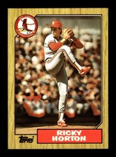 1987 Topps Tiffany #542 Ricky Horton St. Louis Cardinals NM-MT