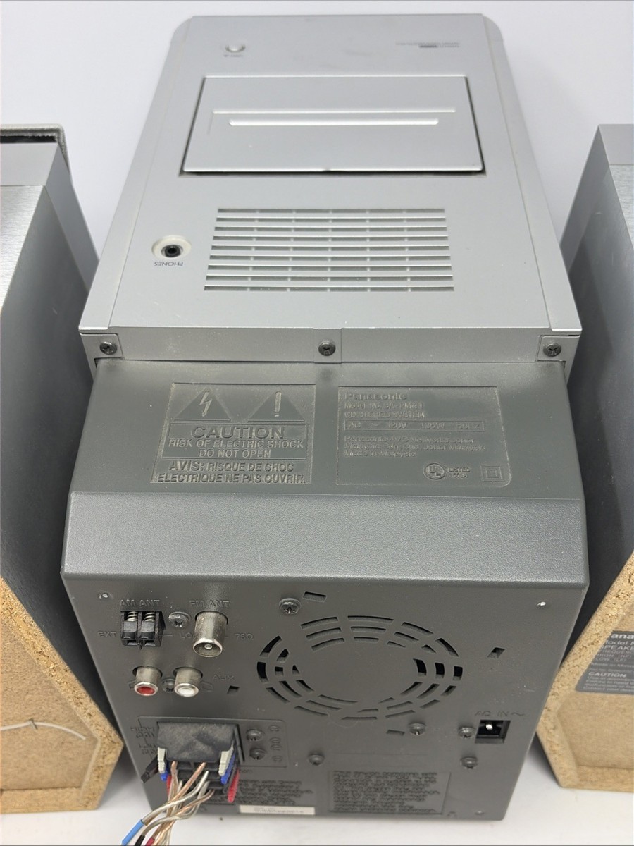 Panasonic VW-MPA50 ビデオプリントセット Panasonic SA-PM41 5 CD Changer Sterio System Cassette Tape - Am/FM