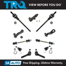 TRQ 11 Piece Steering Suspension Kit Ball Joints Tie Rods Pitman Idler Arms