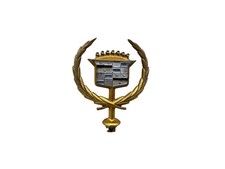 Cadillac Gold Ornament Topper Mid-1980s Early-1990s Seville Eldorado Deville Cadillac Gold Ornament Topper Mid-1980s Early-1990s Seville Eldorado Deville