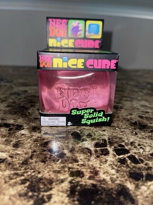 Schylling Nee Doh Nice Cube Super Solid Squish Sensory Toy 