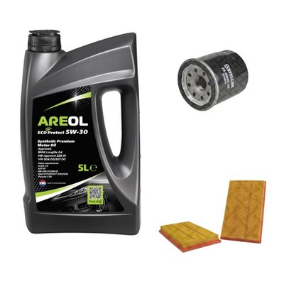 STELLOX Inspektionspaket AREOL ECO Protect 5W-30 5L für Subaru Legacy II BG