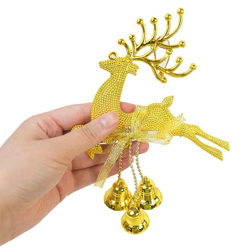 Elch Weihnachtsdeko Silber Kindergeschenk Rentier Weihnachtsbaumanhänger - Bild 18 von 45