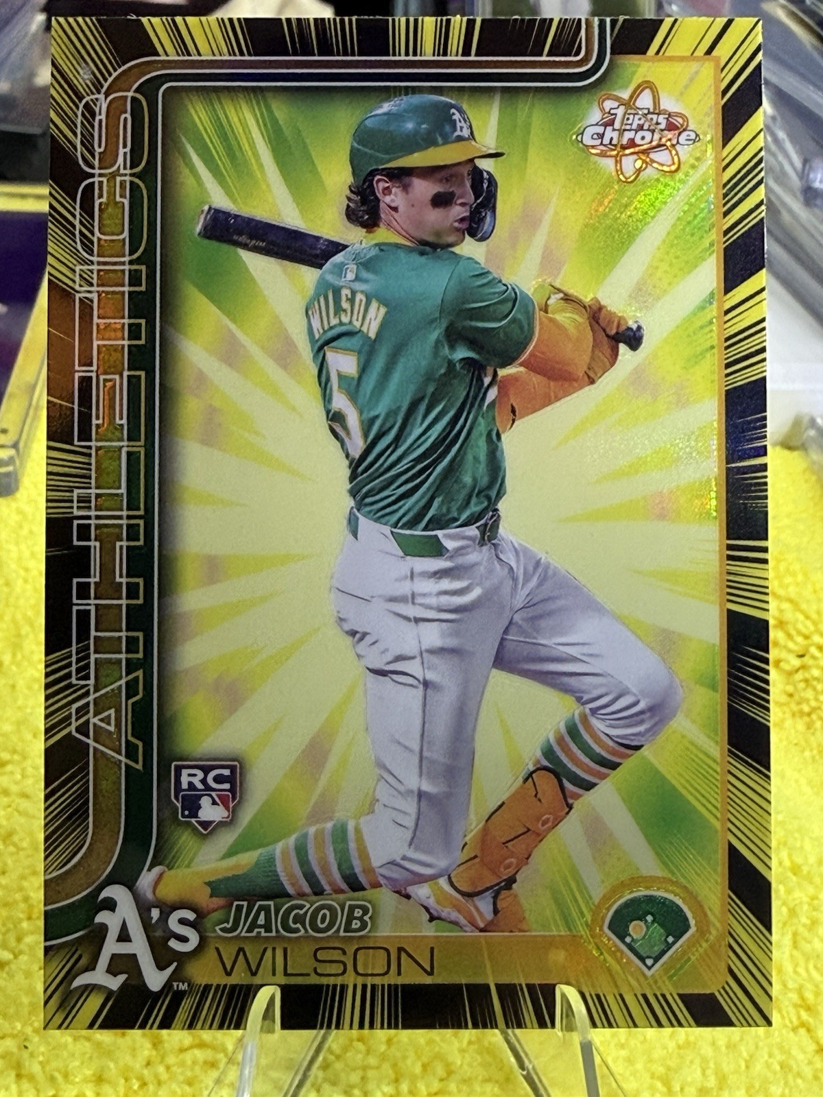 2025 Topps Chrome -Jacob Wilson #RR-6 Radiating Rookies (RC)