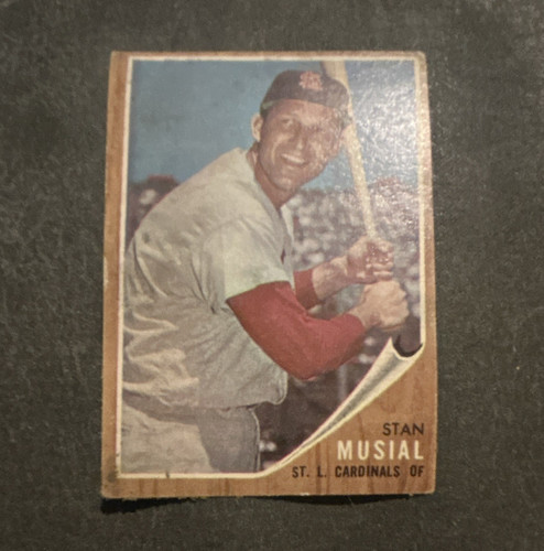 Stan Musial #50 1962 Topps card