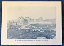 RARE MENU 1903 Mount Washington Hotel w/ Prop...