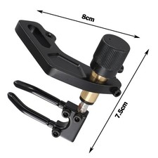 Pfeilauflage 8*7,5cm verstellbar schwarz Compound/gerader Zug hochwertig