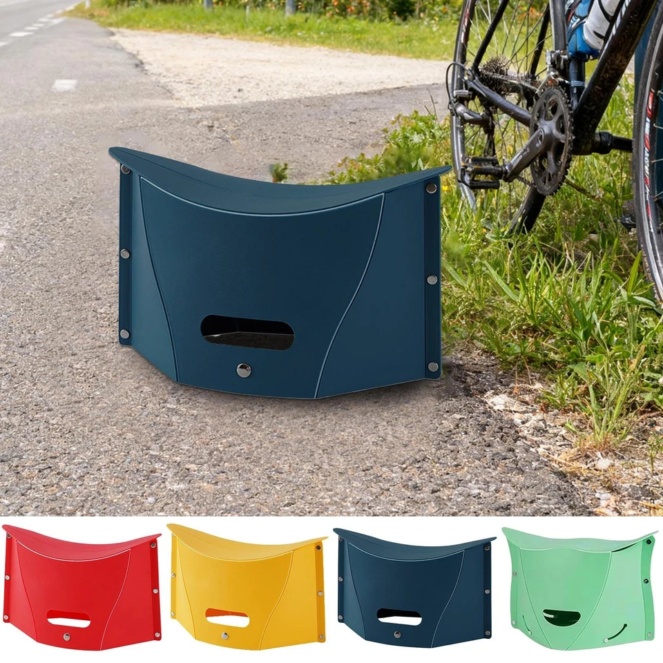 Folding Stool Heavy Duty Non Slip Multi Purpose Home Kitchen DIY Built-in Strap - Image 3 of 4