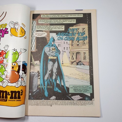 DC Comics Batman #409 VF 1987 Key Issue Origin of Jason Todd - Picture 6 of 10