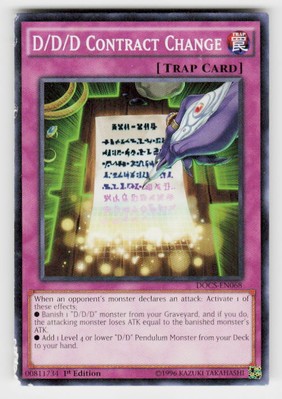 Dimension of Chaos #DOCS-EN068 D/D/D Contract Change 1st Edition