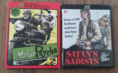 Motor Psycho/Satan's Sadists/Severin Films/4K/Blu Ray/Biker/Sleaze/Exploitation!