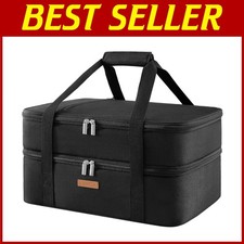 Insulated Casserole Carrier for Hot/Cold Food, 24L Capacity