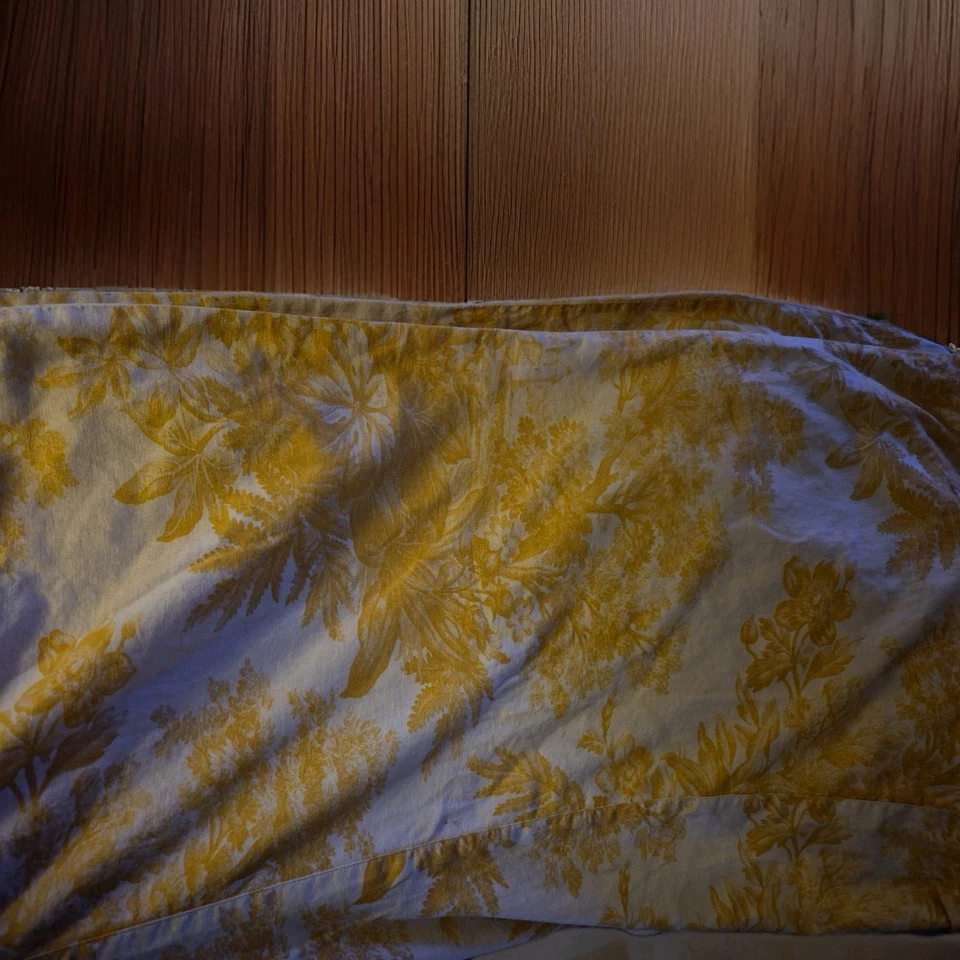 Funda nórdica Pottery Barn Sorrel Toile Harvest Gold COMPLETA/QUEEN usada  Foto 2 de 4