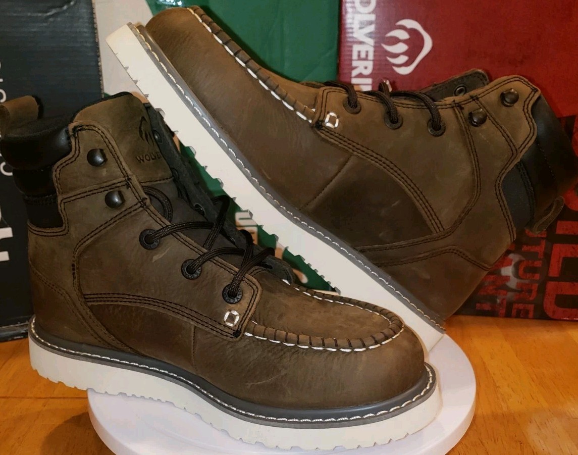 Wolverine Mens Trade Wedge Size 7 M Dark Brown 6