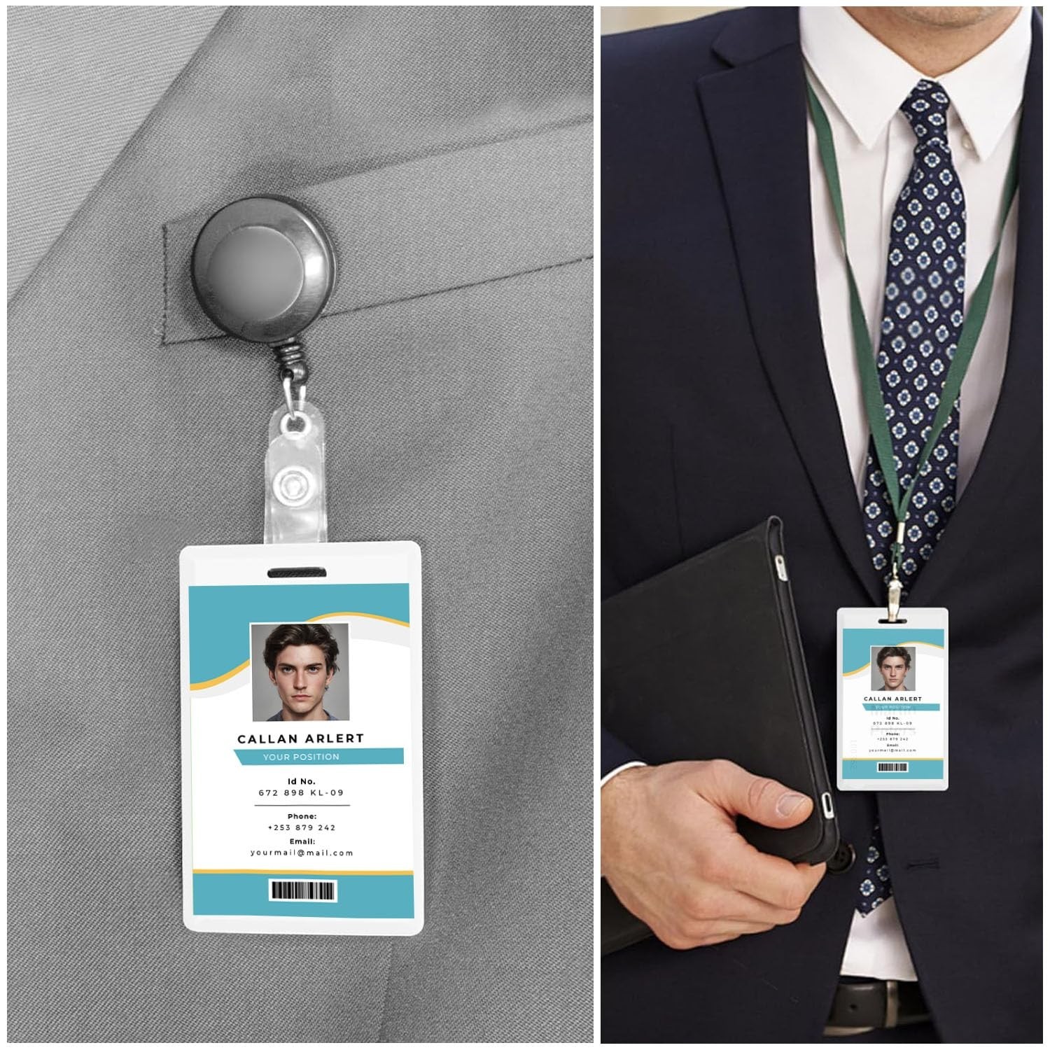 12 PCS T5577 Thick Smart Cards, Contactless 125khz RFID Rewritable Proximity ...