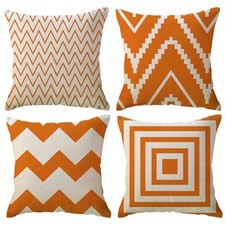 Square Decorative Throw Pillows Cushion Covers Modern Geometry Print Home