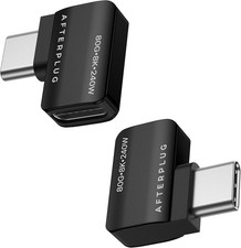 90 Degree USB C Extension Adapter, USB-C Male to Female, Thunderbolt 3/4/5 Exten