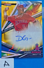 DENZER GUZMAN 2022 Bowman's Best Prospect Gold Lava Refractor Auto /75 B22-DG