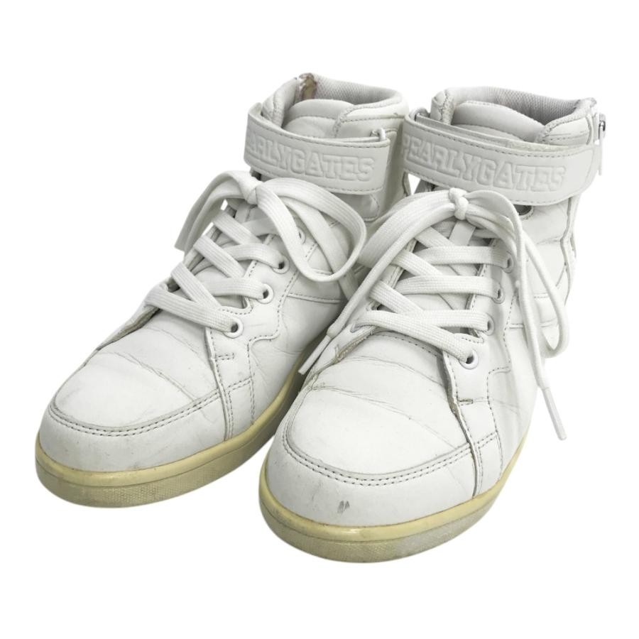 Pearly Gates Womens High-Cut Golf Shoes White Size 5.5 US B