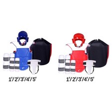 Karate Sparring Gear Set gepolstert Vollschutz f&uuml;r Kampfsport Mma Sanda