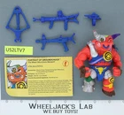 Groundchuck 100% Complete Teenage Mutant Ninja Turtles 1991 Playmates Vintage