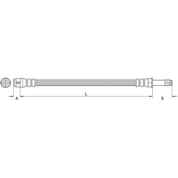 Metzger 4110448 Bremsschlauch FüR Audi Porsche A5 A4 B8 Q5 Macan 8T3 8TA 8F7-image