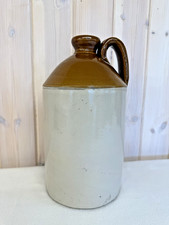 Large stoneware Flagon Glazed Jar Brewery Bottle Ale Wine  No Lid / Stopper