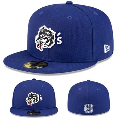 New Era The Team Wolf's Head Dark Royal Blue 5950 Fitted Cap