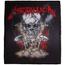 Men's Metallica Skeleton Poster Woven Patch