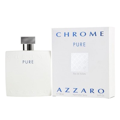 Loris Azzaro Chrome PURE Men Cologne Eau De Toilette 3.4 oz ~ 100 ml EDT Spray