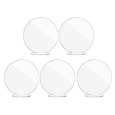 Trendy Acrylic Table Number Cards and Holders - 5 Cards + 5 Stands Combo