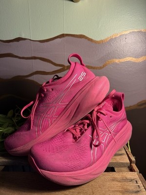 ASICS Gel-Nimbus 25 Pink Women's Sz 12 Running Shoes 