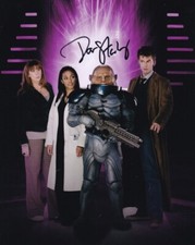 DAN STARKEY signed Autogramm 20x25cm DOCTOR WHO in Person autograph COA