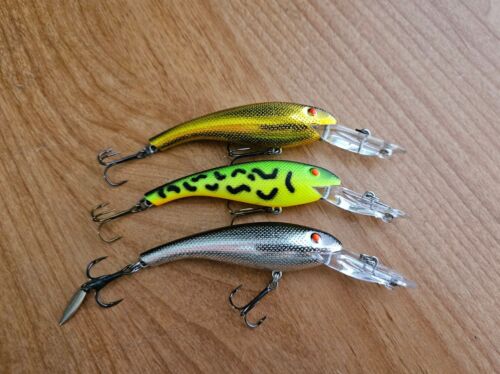 (3) Cotton Cordell Wally Diver 3" Crankbaits, Lot of 3 Fishing Lures - Picture 1 of 2